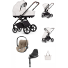 ZESTAW 4W1 VENICCI CLARO + CYBEX CLOUD T PLUS + BAZA ISOFIX
