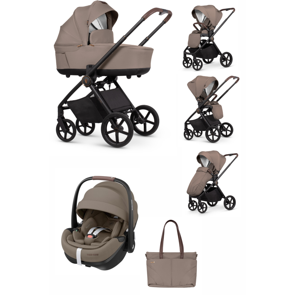 ZESTAW 3W1 VENICCI CLARO + MAXI COSI PEBBLE 360 PRO 2