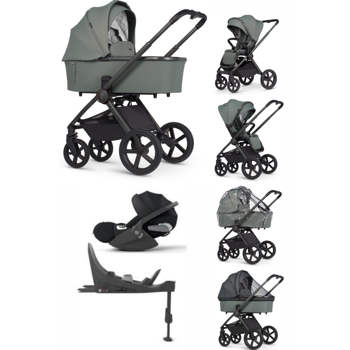 ZESTAW 4W1 VENICCI UPLINE 2 + CYBEX CLOUD T + BAZA ISOFIX