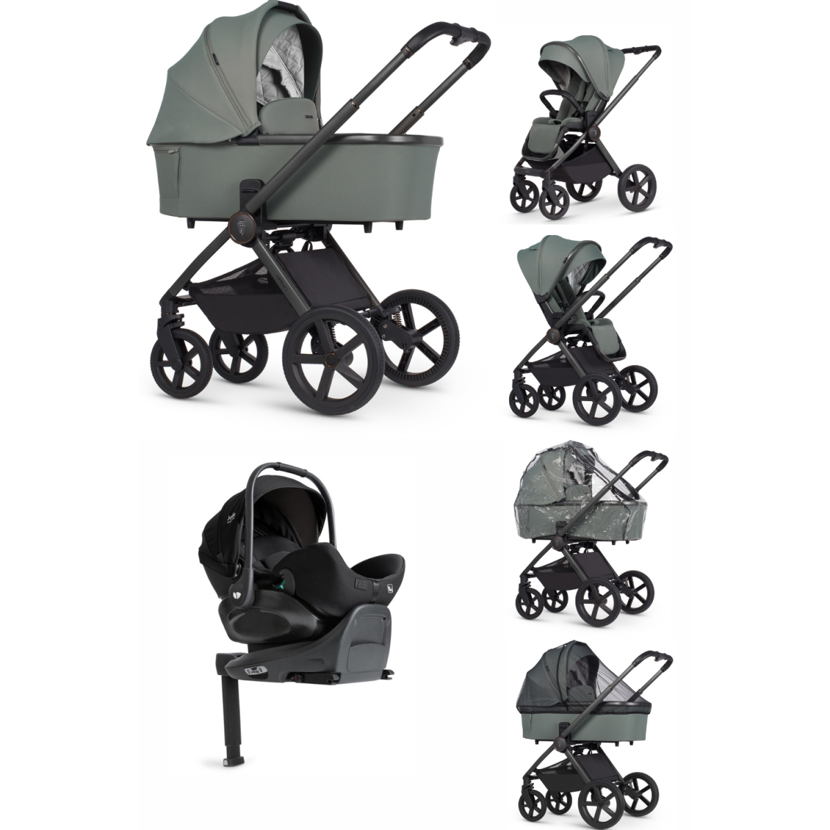 ZESTAW 4W1 VENICCI UPLINE 2 + JOIE ILEVEL + BAZA ISOFIX