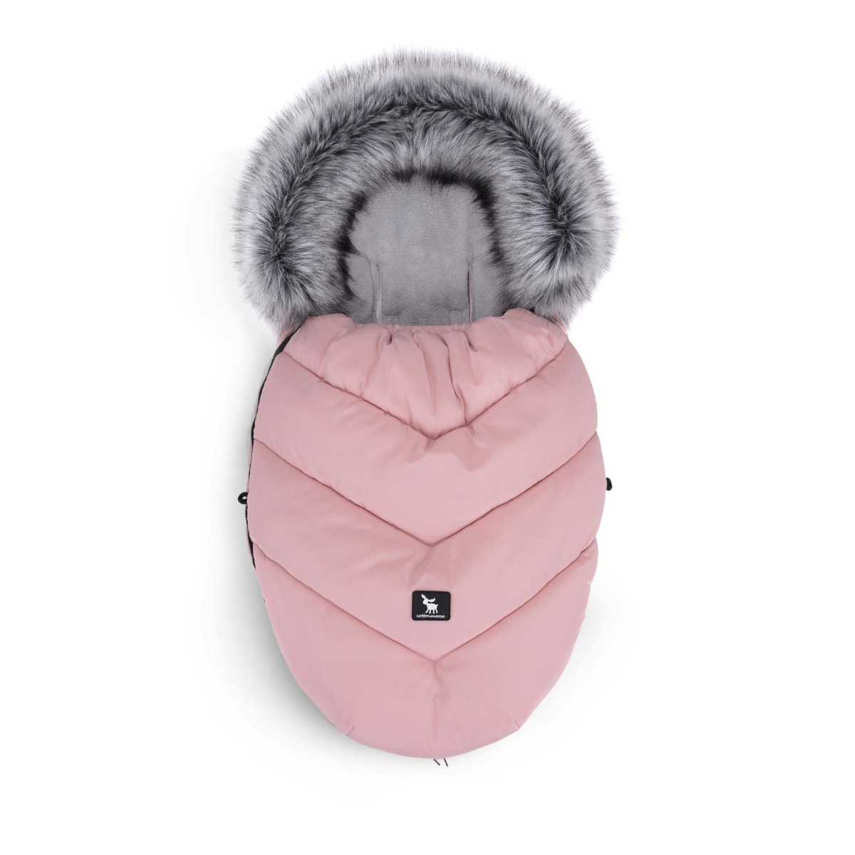 COTTONMOOSE ŚPIWÓR FOOTMUFF MINI MOOSE PINK
