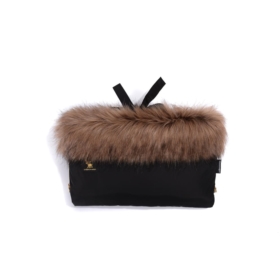 COTTONMOOSE MUFKA MUFF Z FUTERKIEM SHINE GOLD