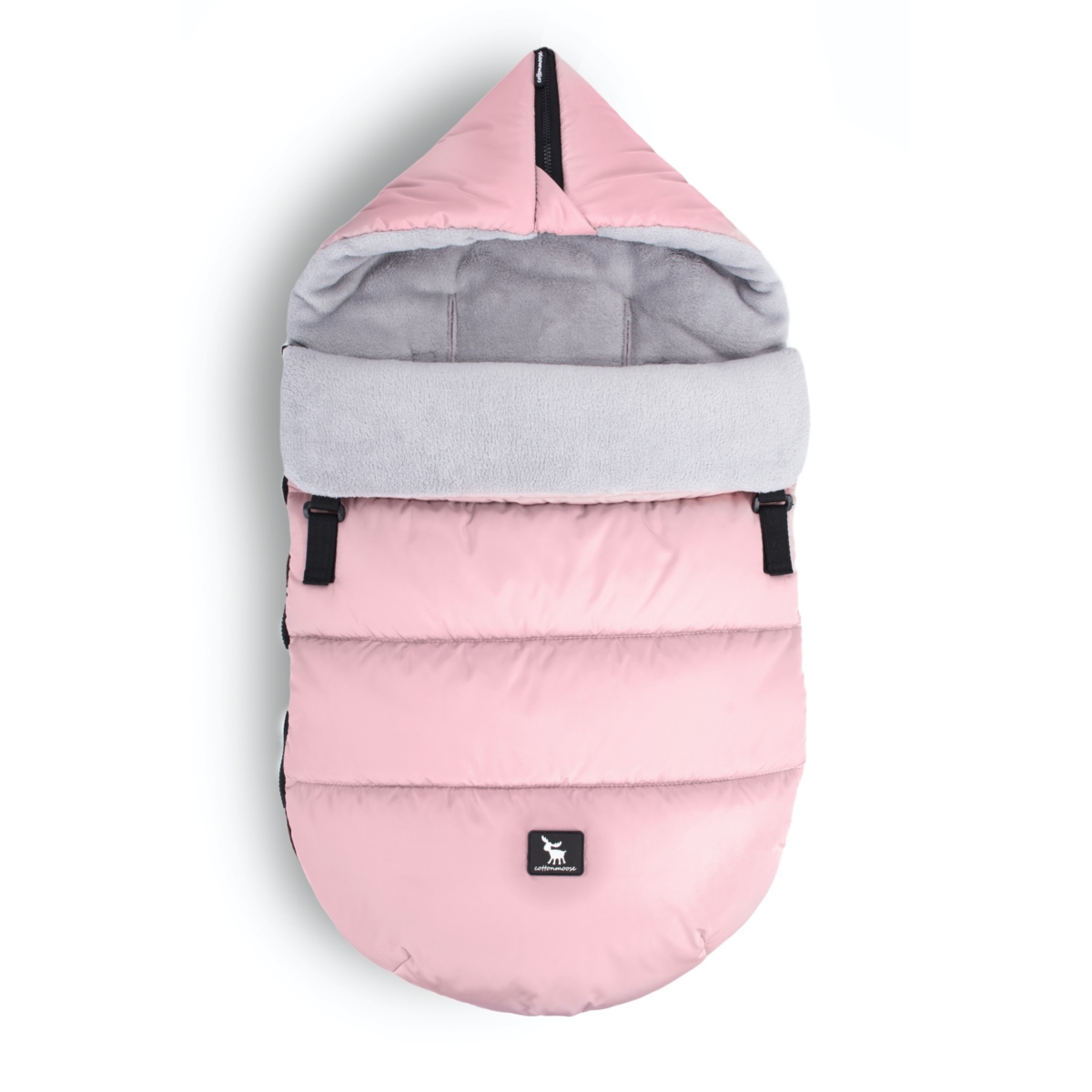 COTTONMOOSE ŚPIWÓR FOOTMUFF BABY MOOSE PINK