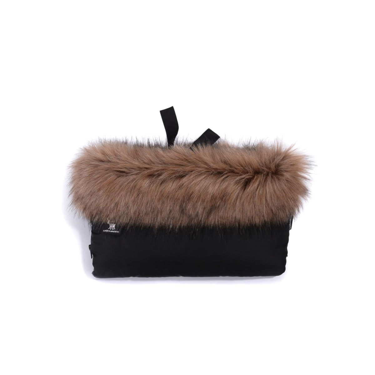 COTTONMOOSE MUFKA MUFF Z FUTERKIEM BLACK