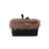 COTTONMOOSE MUFKA MUFF Z FUTERKIEM BLACK