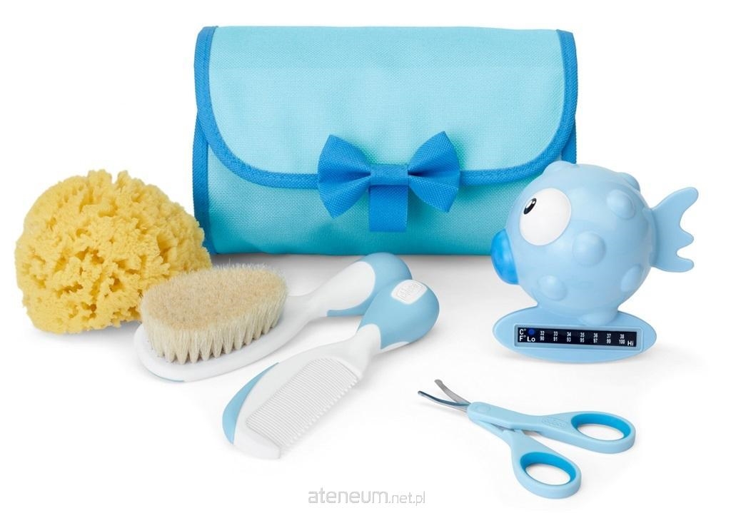 CHICCO ZESTAW AKCESORIÓW DO HIGIENY NIEBIESKI