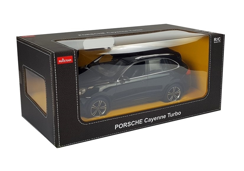 Auto R/C Porsche Cayenne Turbo Rastar 1:14 Czarne