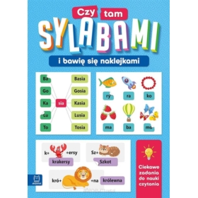 CZYTAM SYLABAMI I BAWIĘ SIĘ NAKLEJKAMI