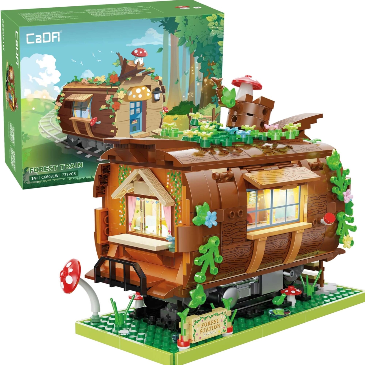 *****Cada klocki Forest train C66031W 29882