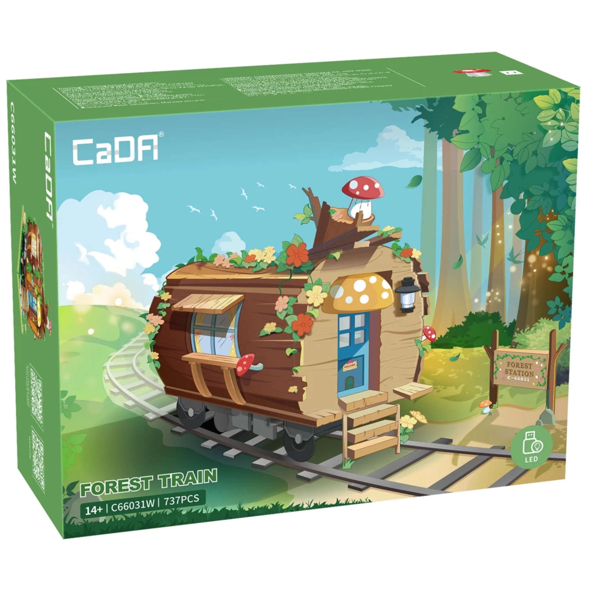 *****Cada klocki Forest train C66031W 29882