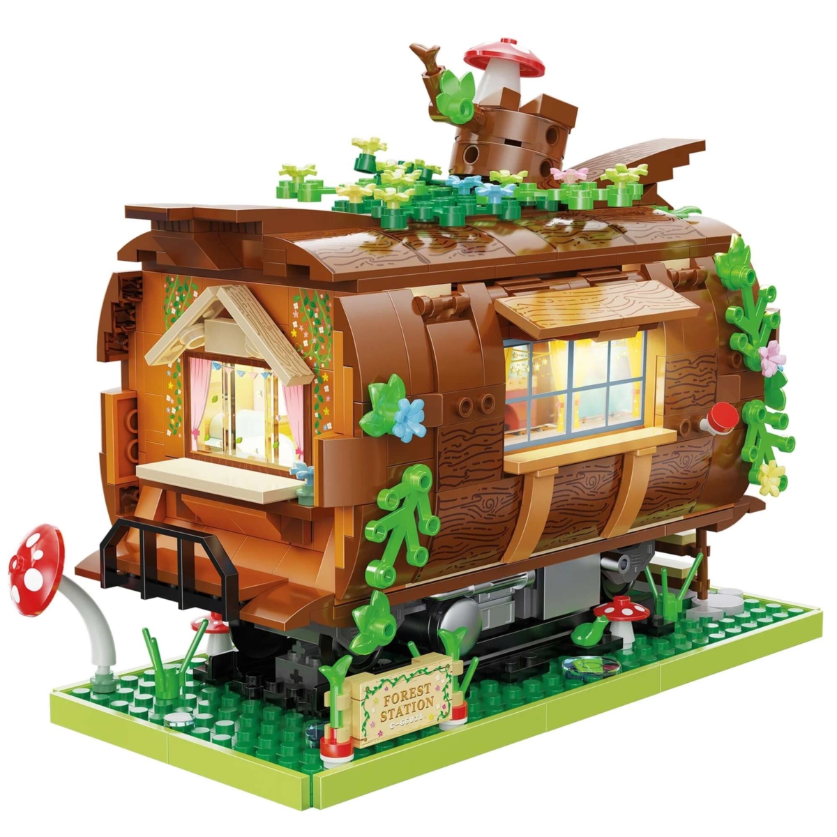 *****Cada klocki Forest train C66031W 29882