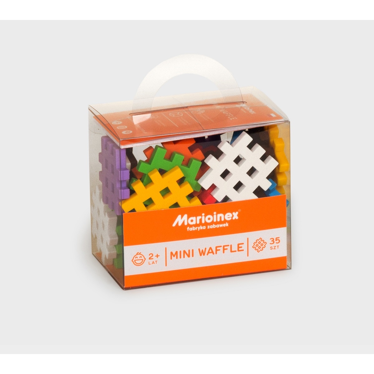 MARIOINEX KLOCKI WAFLE MINI 35SZT
