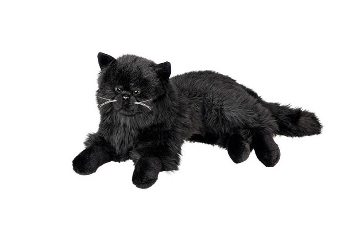 Kot perski leżący czarny 36cm 14104 23223