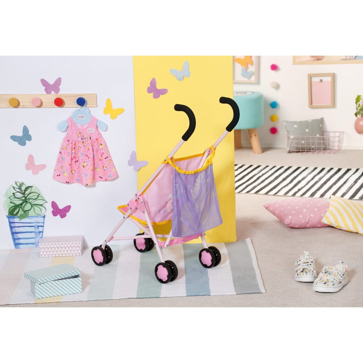 BABY BORN wózek spacerówka z torbą 828663