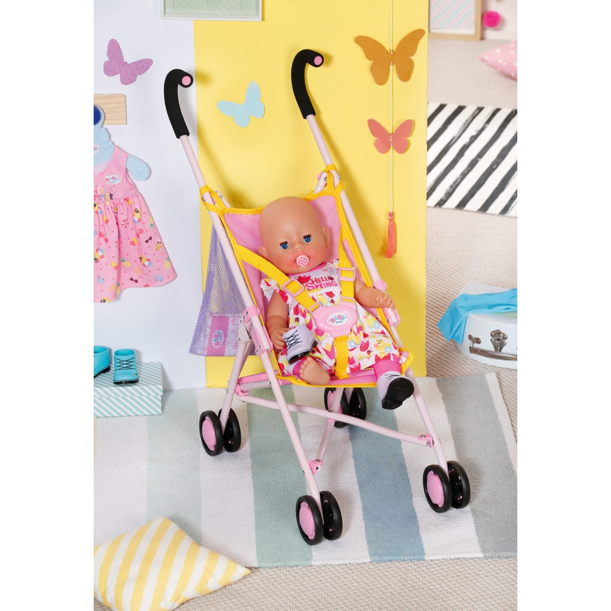 BABY BORN wózek spacerówka z torbą 828663