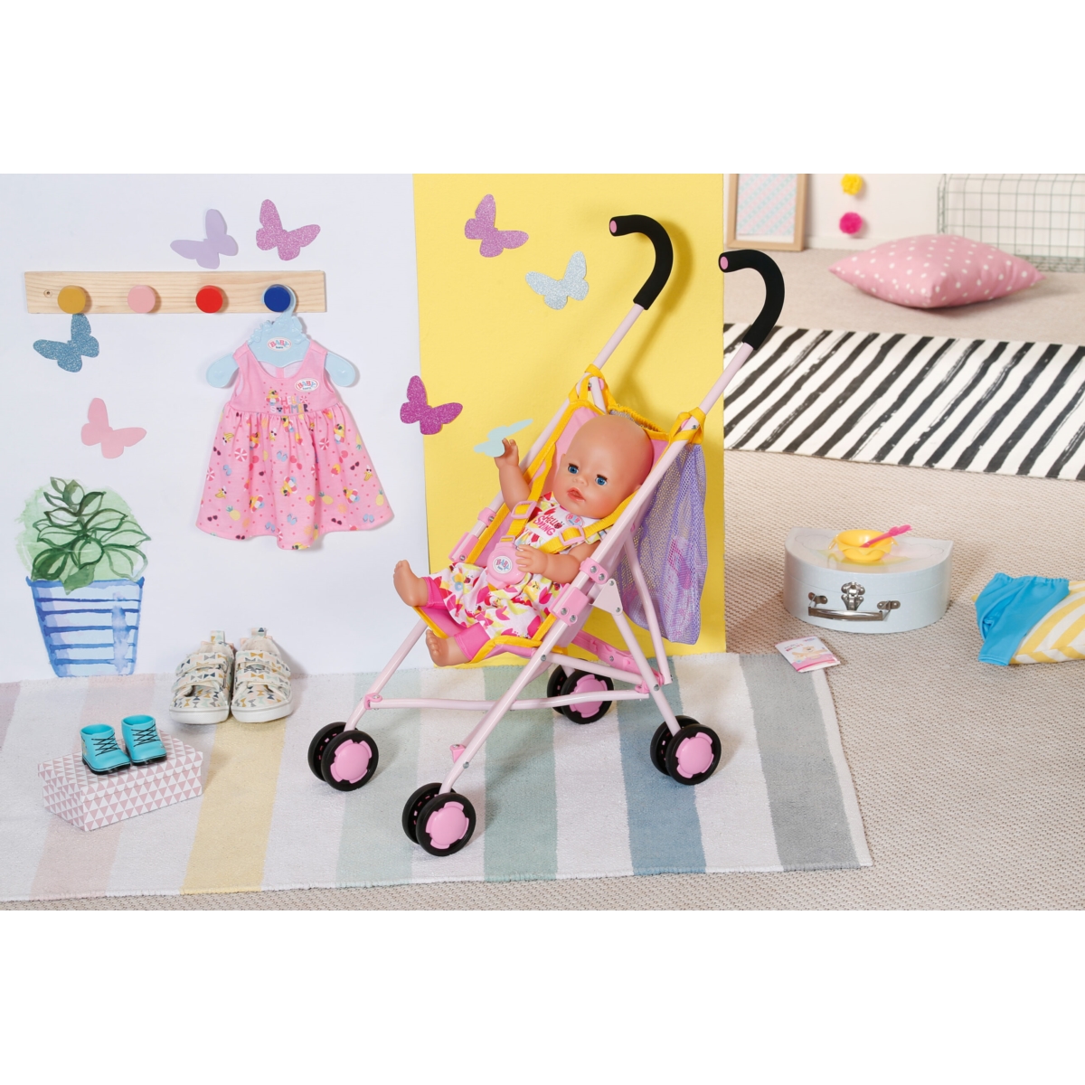 BABY BORN wózek spacerówka z torbą 828663