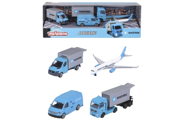 Majorette Maersk Logistic 4-pak 205-7290