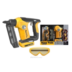 Zestaw pistolet na gwoździe+gogle ochr.174032