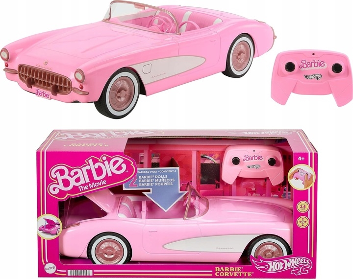 Barbie RC auto Movie cabriolet Corvette HPW40
