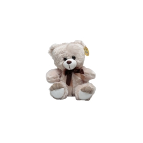 Miś beżowy z brązową kokardką duży VIC03447 34474