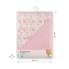BABYONO OKRYCIE KAPIELOWE  RÓŻOWE 100X100