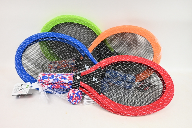 Soft tenis piłka,lotka+2 rakietki 15676