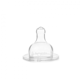 SUAVINEX SMOCZEK DO BUTELEK OKRAGŁY 4M+ SZYBKI