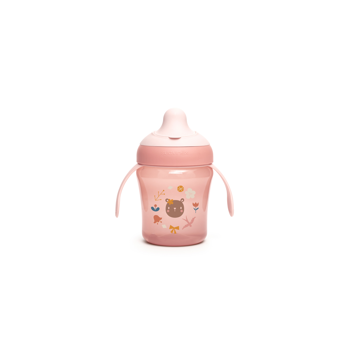 SUAVINEX KUBEK DO NAUKI PICIA 200ML RÓŻOWY