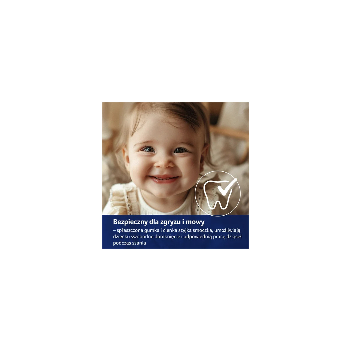 LOVI SMOCZEK SILIKONOWY 0-2M BABY SHOWER GIRL 22/900