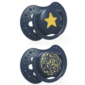 LOVI SMOCZEK 0-3 STARDUST BLUE