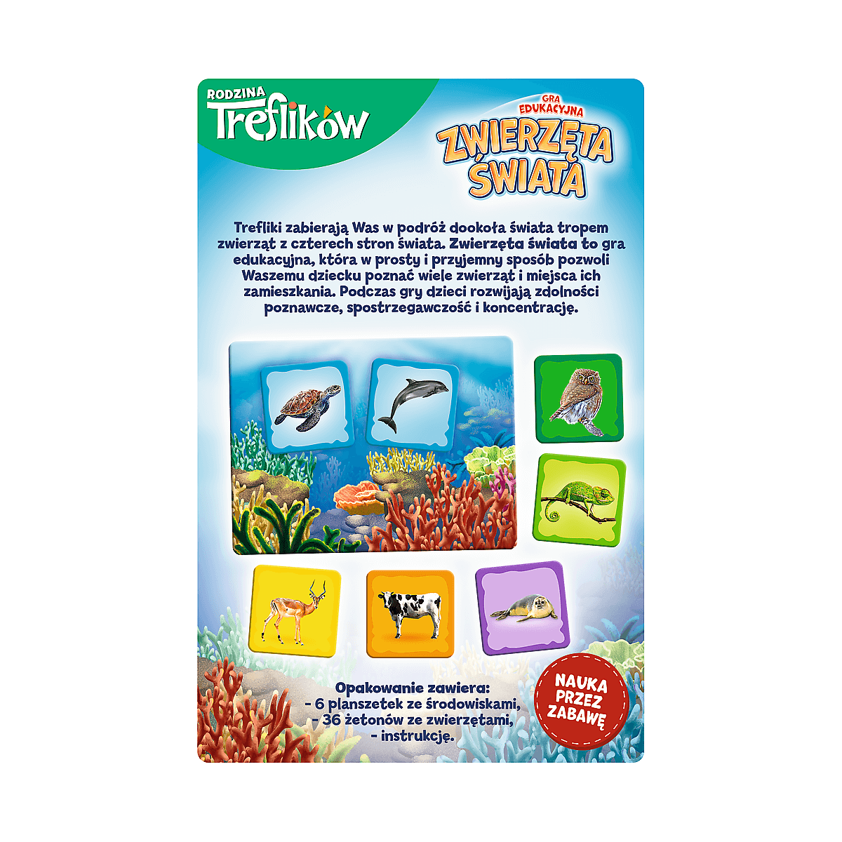 Zwierzęta świata - Rodzina Treflików 02337