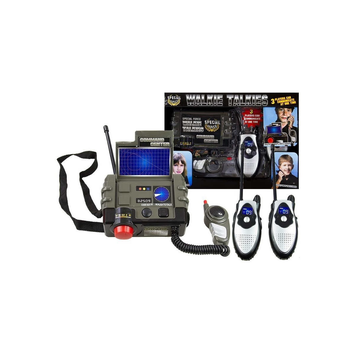 Zestaw Walkie Talkie Baza Krótkofalówki Radio