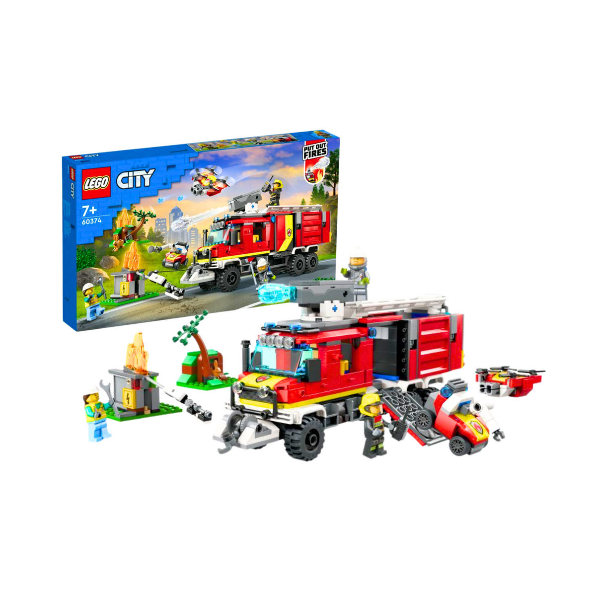 Klocki LEGO CITY Terenowy Pojazd Straży Pożarnej 6