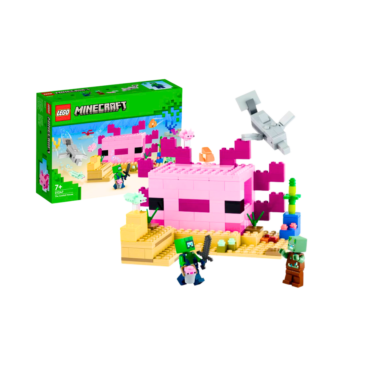 21247 LEGO MINECRAFT Dom AKSOLOTLA