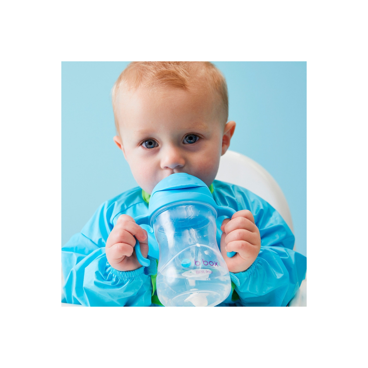 B.BOX BIDON ZE SŁOMKA 240ML BORÓWKOWY