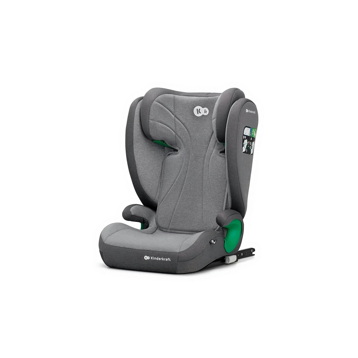 KINDERKRAFT JUNIOR FIX I-SIZE ROCKET GREY