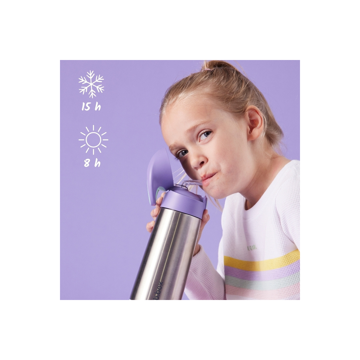 B.BOX BIDON TERMICZNY 350ML BLUE SLATE