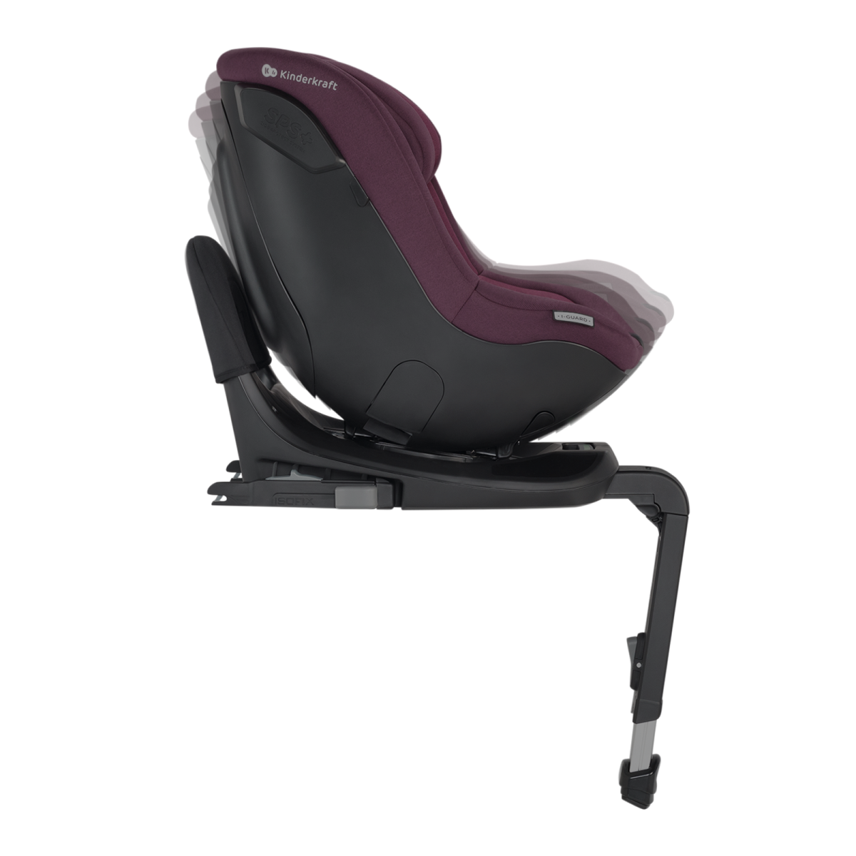 KINDERKRAFT I-GUARD PRO I-SIZE CHERRY PEARL