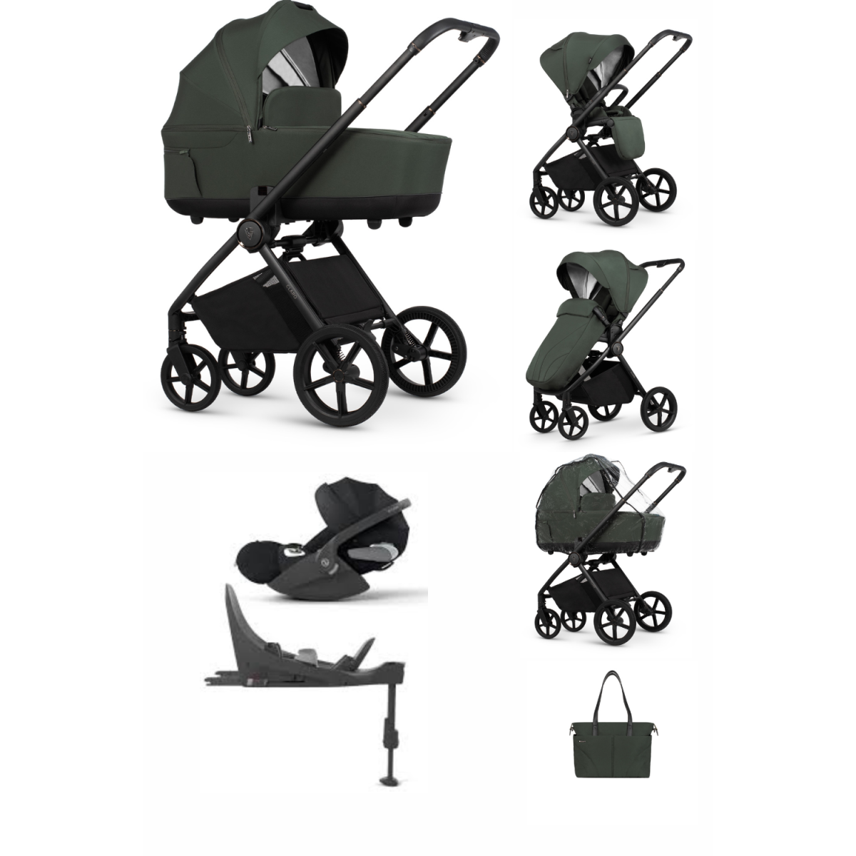 ZESTAW 4W1 VENICCI CLARO + CYBEX CLOUD T + BAZA ISOFIX