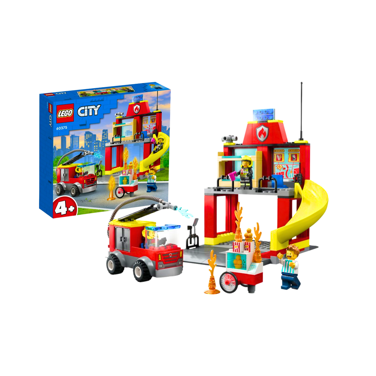 Klocki LEGO CITY Remiza Strażacka I Wóz Strażacki