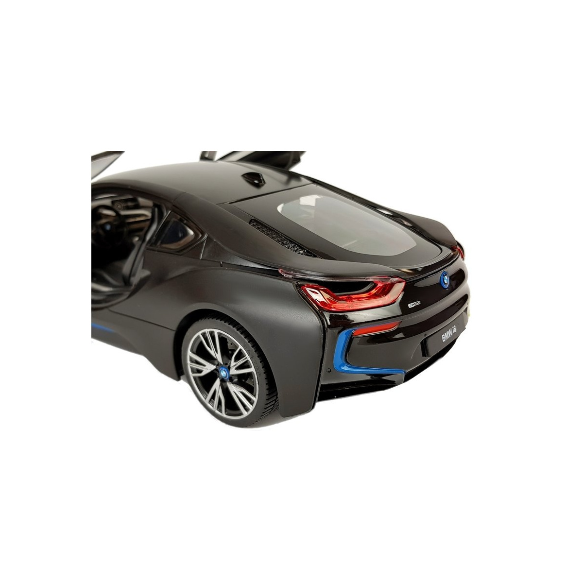Auto R/C BMW i8 Rastar 1:14 Czarny Drzwi Automatyc