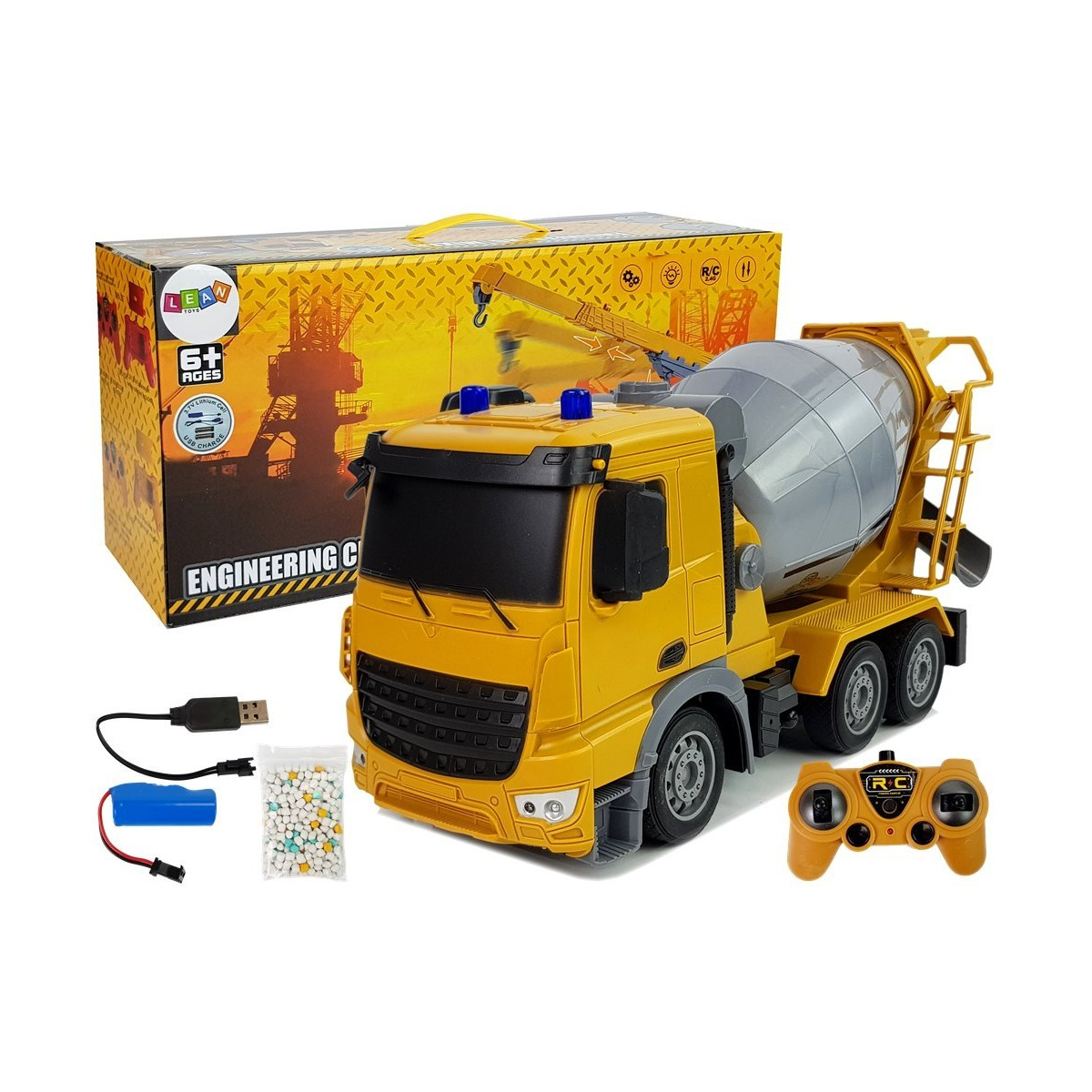 Betoniarka Zdalnie Sterowana 2.4G Gruszka Budowa P