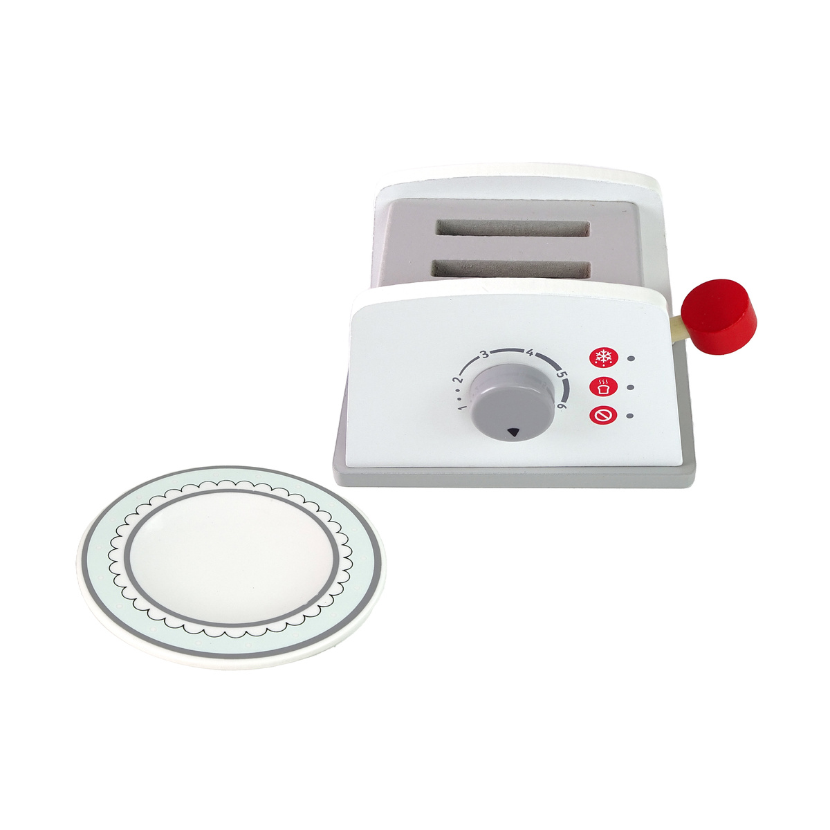 Drewniany Toster Śniadanie Akcesoria Pokrętło Dla