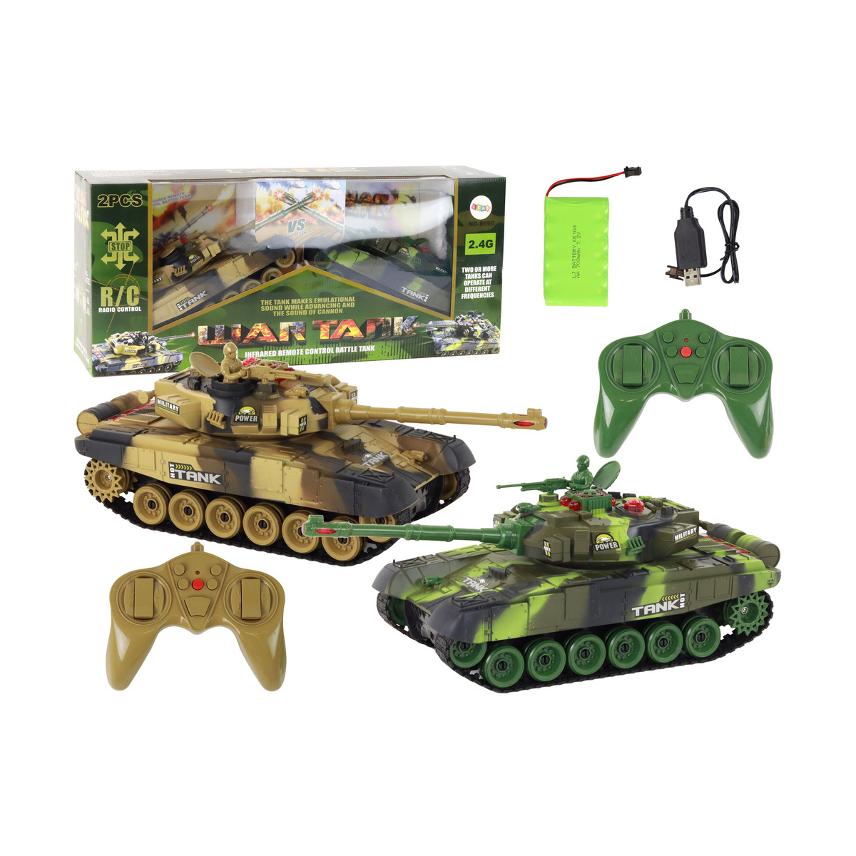 Zestaw Czołgi Walczące Zdalnie Sterowane Czołg War