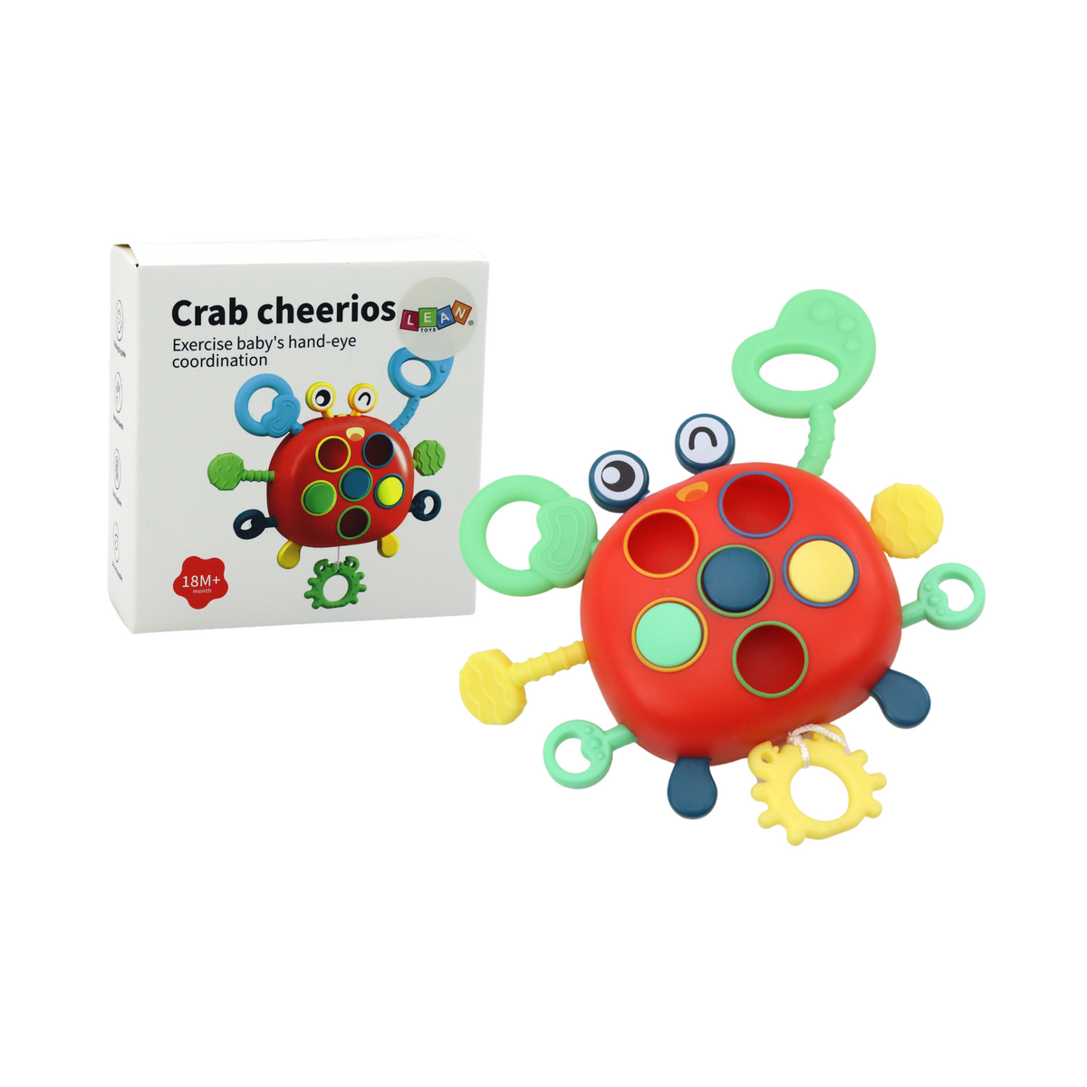 Krab Sensoryczny Interaktywny Edukacyjna Zabawka D