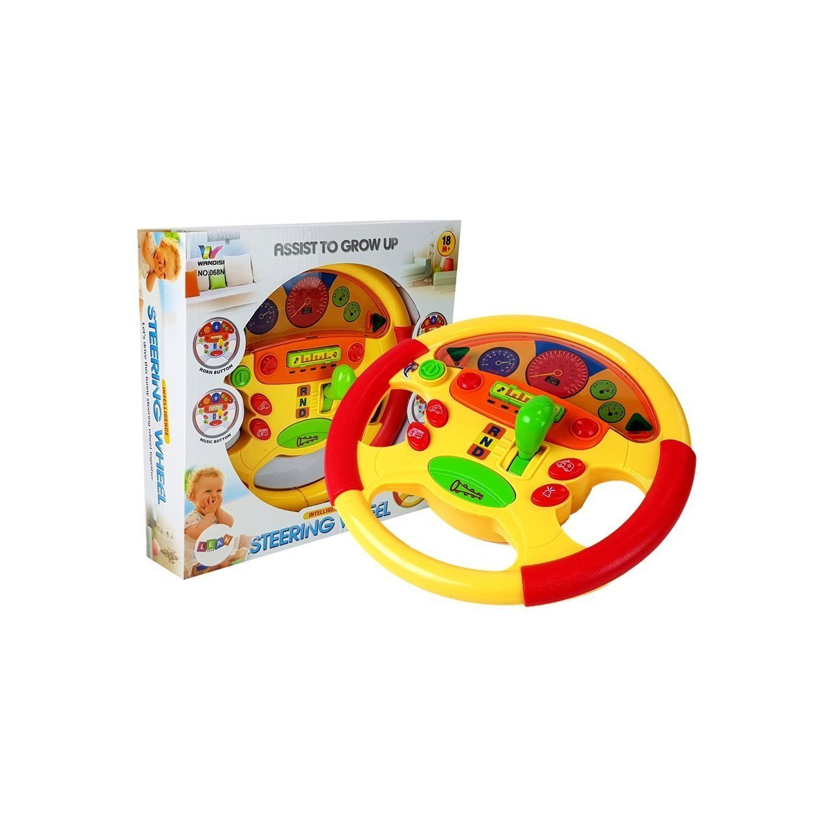 Kierownica Edukacyjna dla Niemowlaka Efekty Dźwięk