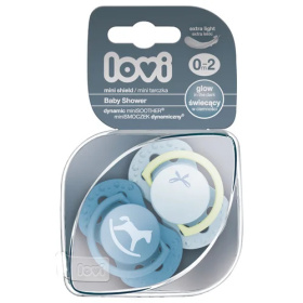 LOVI SMOCZEK SILIKONOWY 0-2M BABY SHOWER BOY22/900
