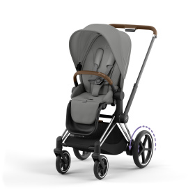 CYBEX E-PRIAM 4.0 MIRAGE GREY CHROME BROWN 2W1