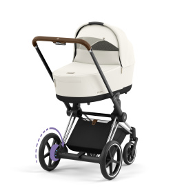 CYBEX E-PRIAM 4.0 OFF WHITE CHROME BROWN 2W1