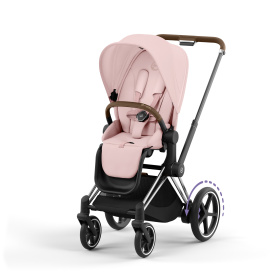 CYBEX E-PRIAM 4.0 PEACH PINK CHROME BROWN 2W1
